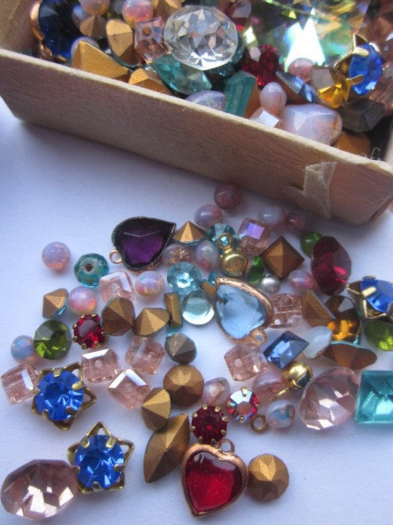 Recipe for fun .....About 50 Vintage Swarovski Gems And Jewels image 5