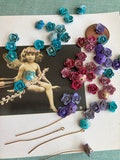 Vintage Miniature Shabby Chic Roses, 2 STYLES, Original & Updated