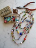 End Of The Day Vintage Glass Bead Chain "Kit"