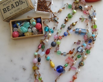 End Of The Day Vintage Glass Bead Chain "Kit"