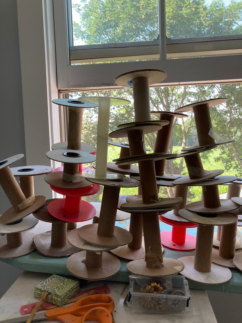 6 Chain Spools. Can You Use These? Good for Wrapping Ribbon, Chain and ...