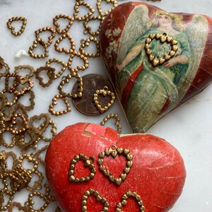 8 Vintage Wonderful Shabby Chic Hearts Made Of Hearts image 4