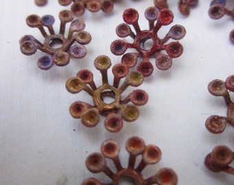 30 Itsy Bitsy Teeny Weeny Wonderful Vintage Metal Flowers