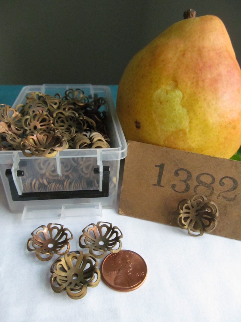 6 Vintage Old Fashion Brass 