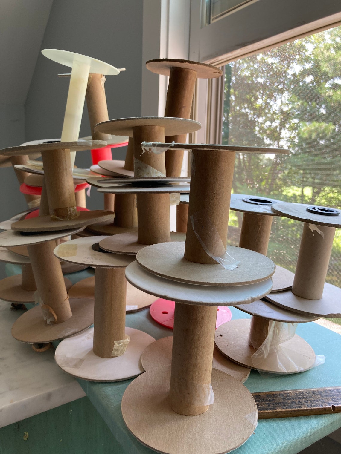 6 Chain Spools. Can You Use These? Good for Wrapping Ribbon, Chain and ...