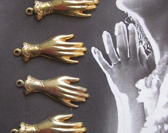 6 Victorian Style Metal Hands