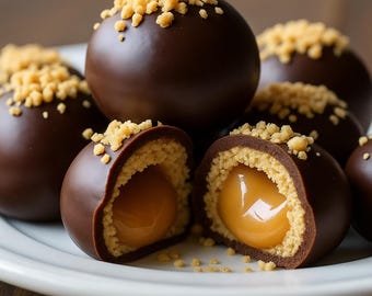 Receta de Trufas de Caramelo Salado – Dulces Gourmet (Descarga Digital)