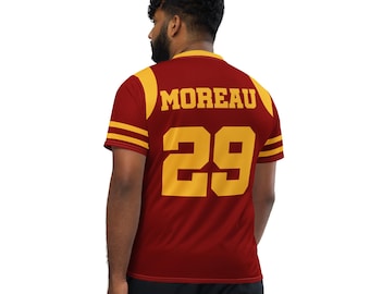 1-46 Sunshine Court unisex sports jersey red