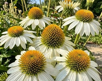 25 Red Coneflower Seeds, Rare Double Bloom Echinacea Flower Seed for Garden