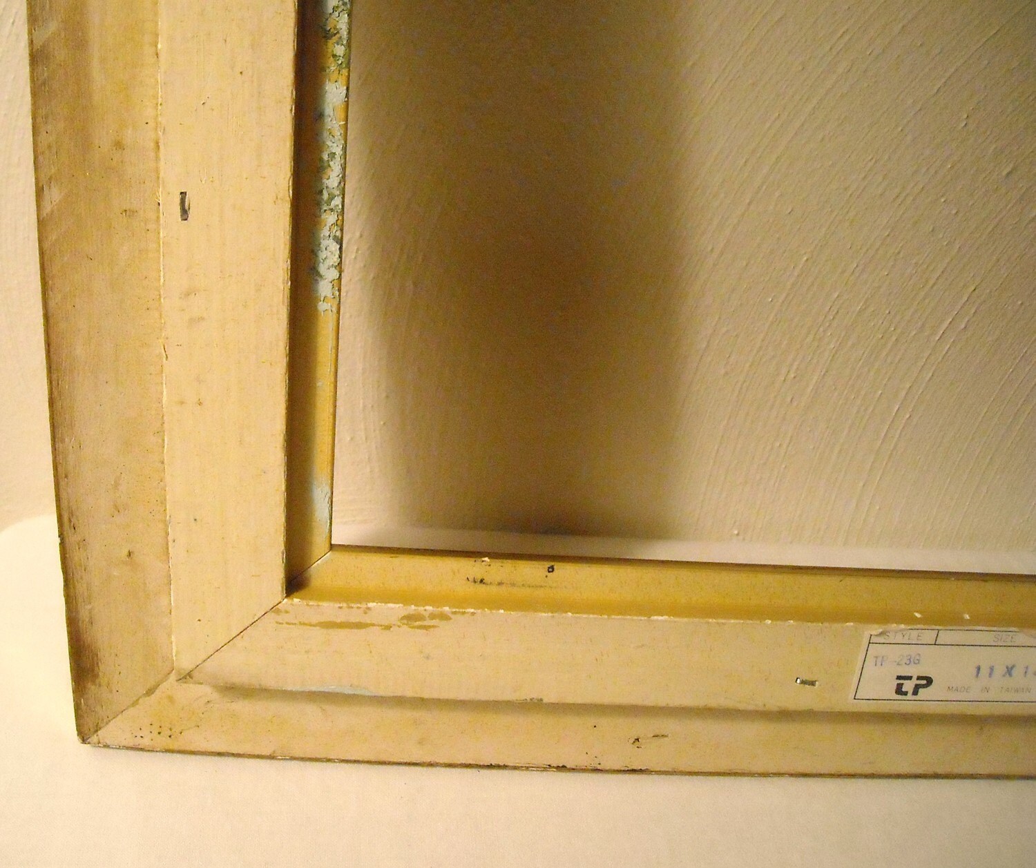 Large vintage gold bamboo frame Etsy