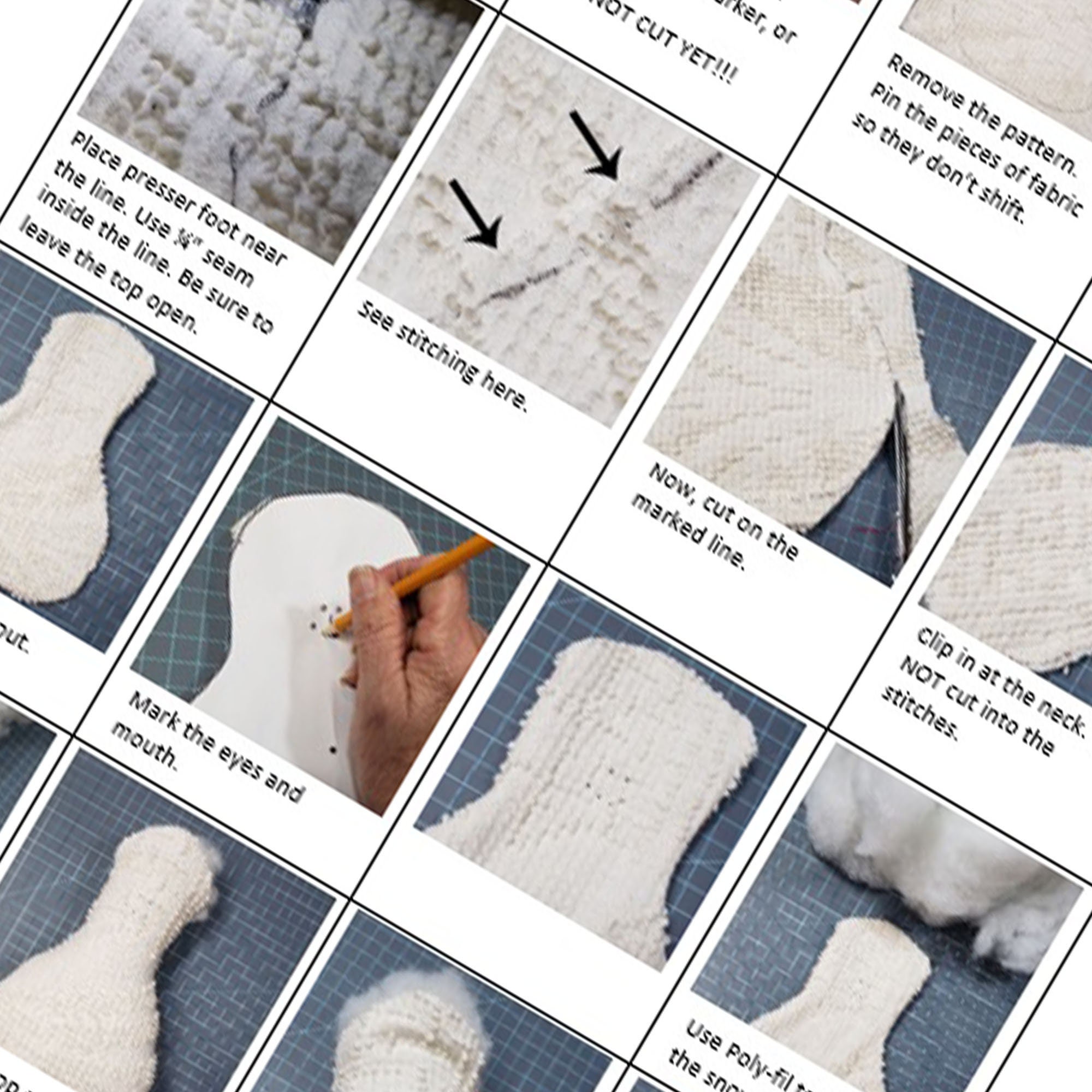 SNOWMAN PATTERN PDF Download Digital Easy to Sew, See 2nd Photo, Video ...