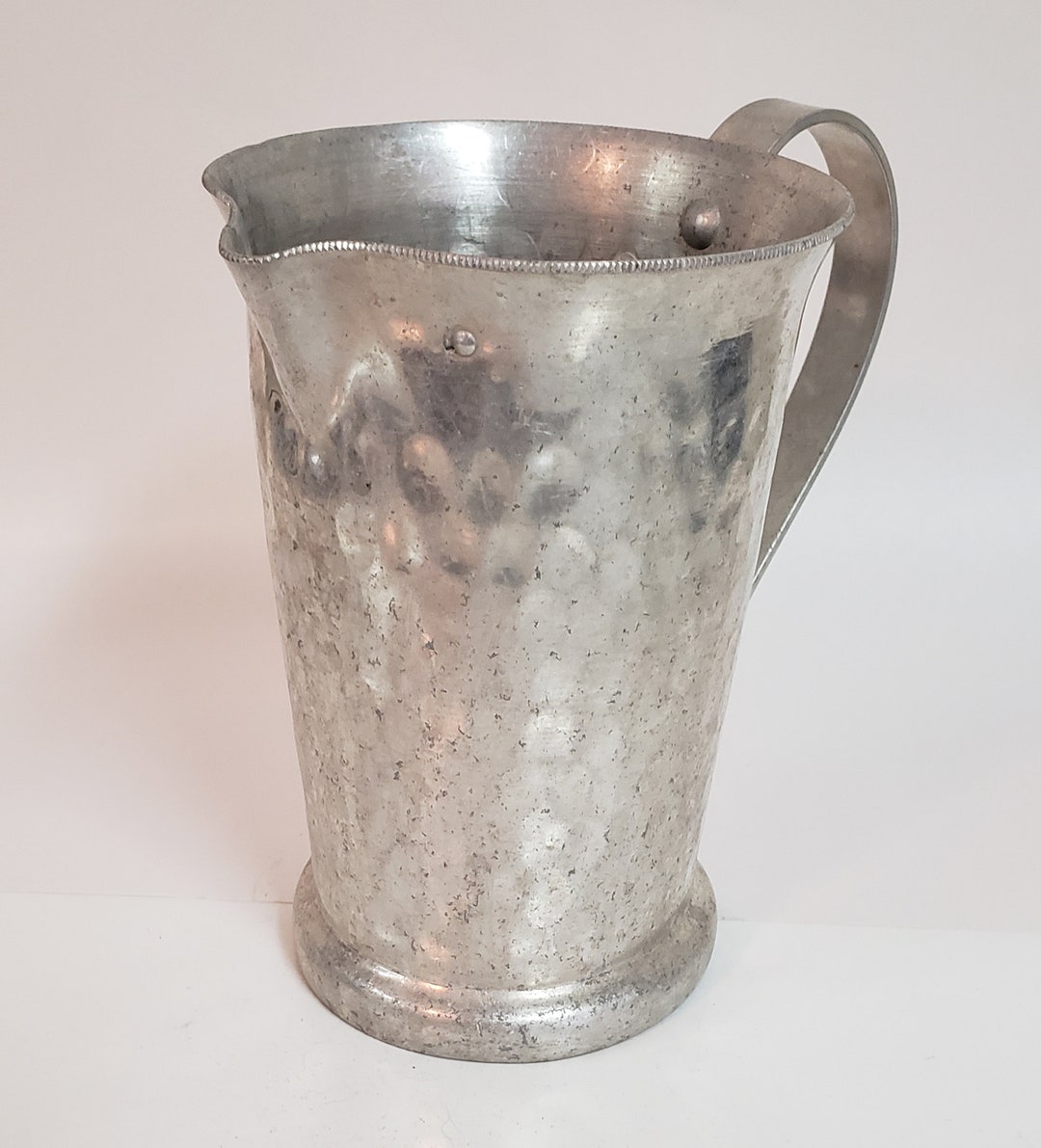 ALUMINUM Pitcher Vintage Water Pitcher Planter Kitchen Etsy