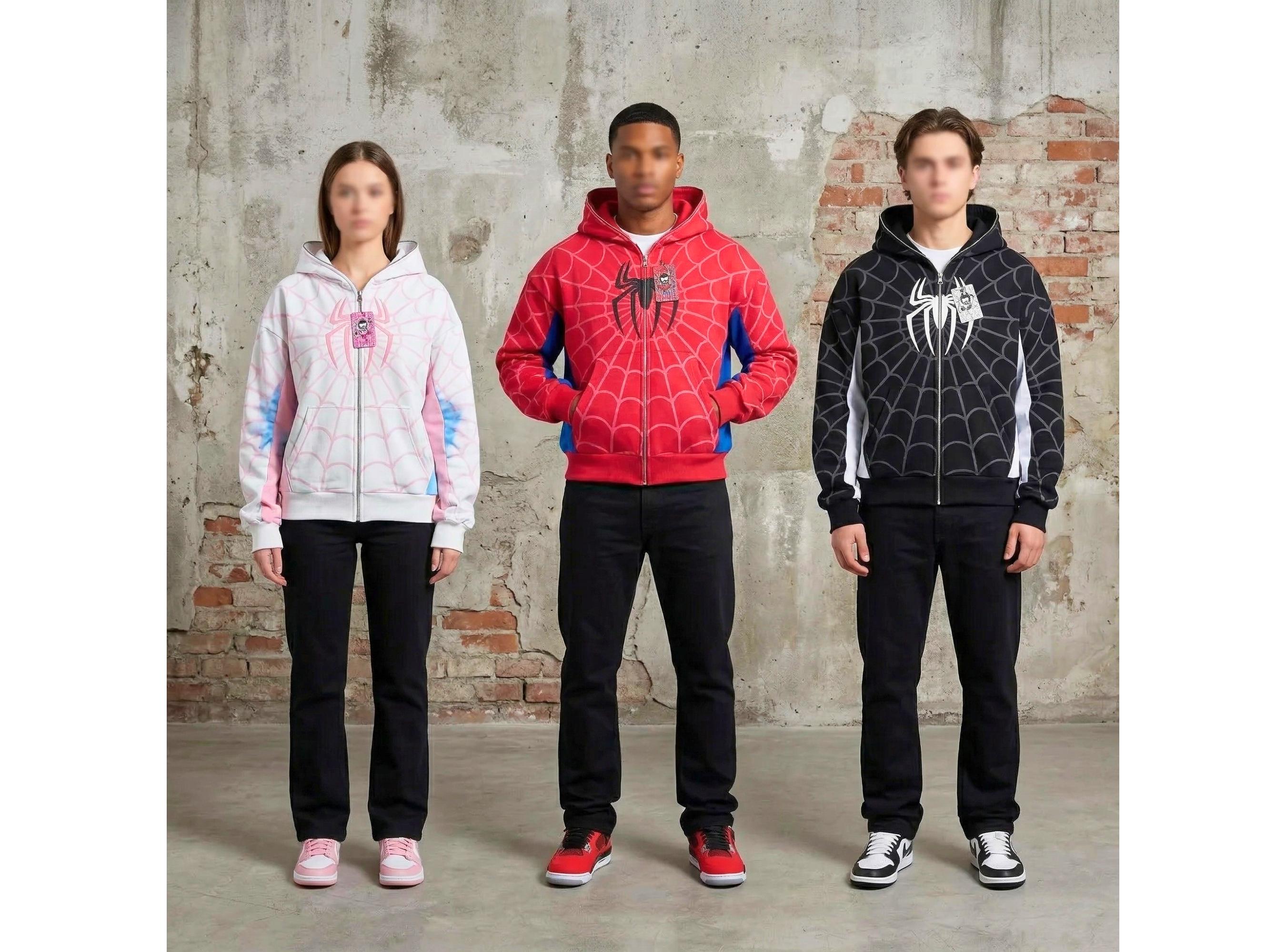 Spiderman zip hoodie - Etsy 日本