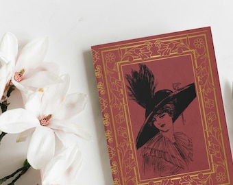 Hardcover Custom Notebook | Personalized Victorian Style Journal