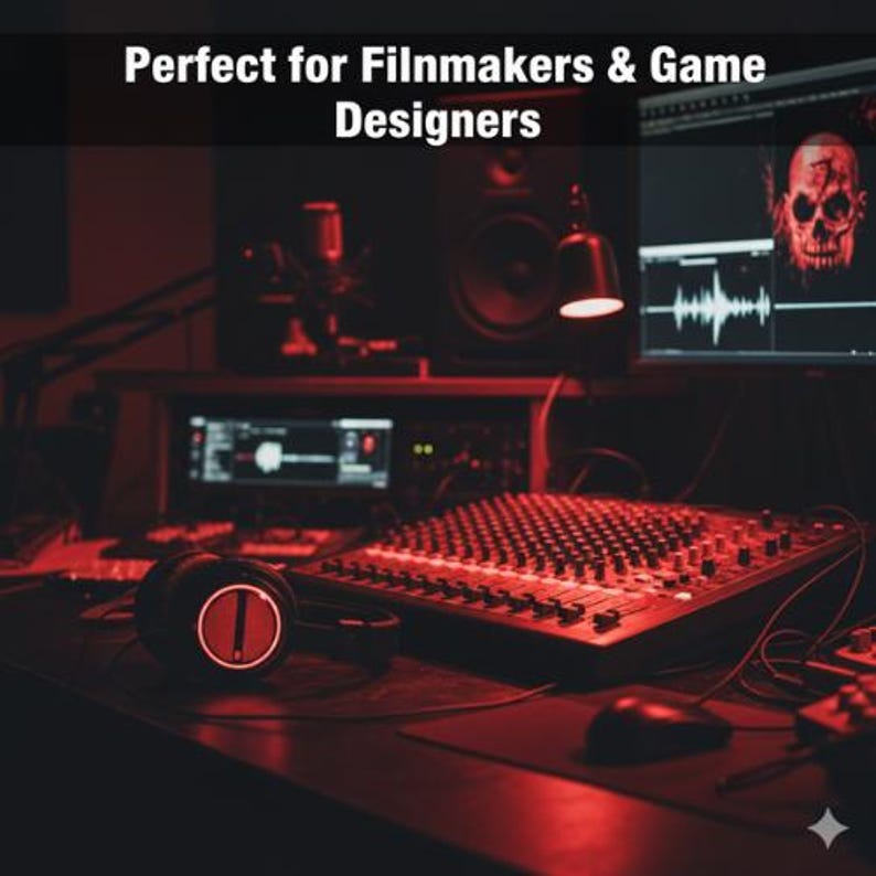 2000+ Horror Sound Effects Bundle | Screams, Jump Scares, Risers, Impacts & Atmospheres | Horror Movie Sound Design Pack image 9