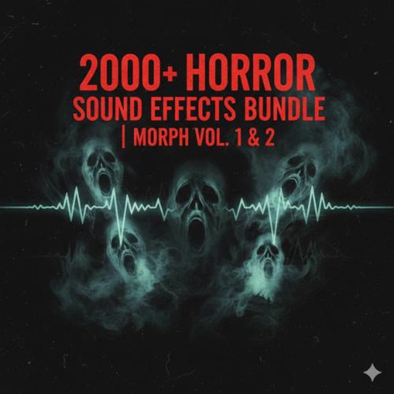 2000+ Horror Sound Effects Bundle | Screams, Jump Scares, Risers, Impacts & Atmospheres | Horror Movie Sound Design Pack image 8