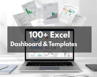 100+ Excel Dashboard & Template Bundle | ultimate excel dashboards bundle Business, Finance dashboards, Sales dashboard, HR  KPI Dashboard