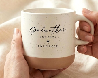 Mug marraine personnalisée, mug marraine, cadeau souvenir de baptême, cadeau fête des mères de sa filleule, cadeau de baptême