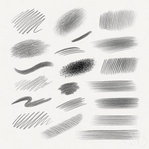 20 Graphite Pencils Brushes for Procreate – Realistic pencil, sketch, and shading brush set for artists, illustrators, and digital designers
