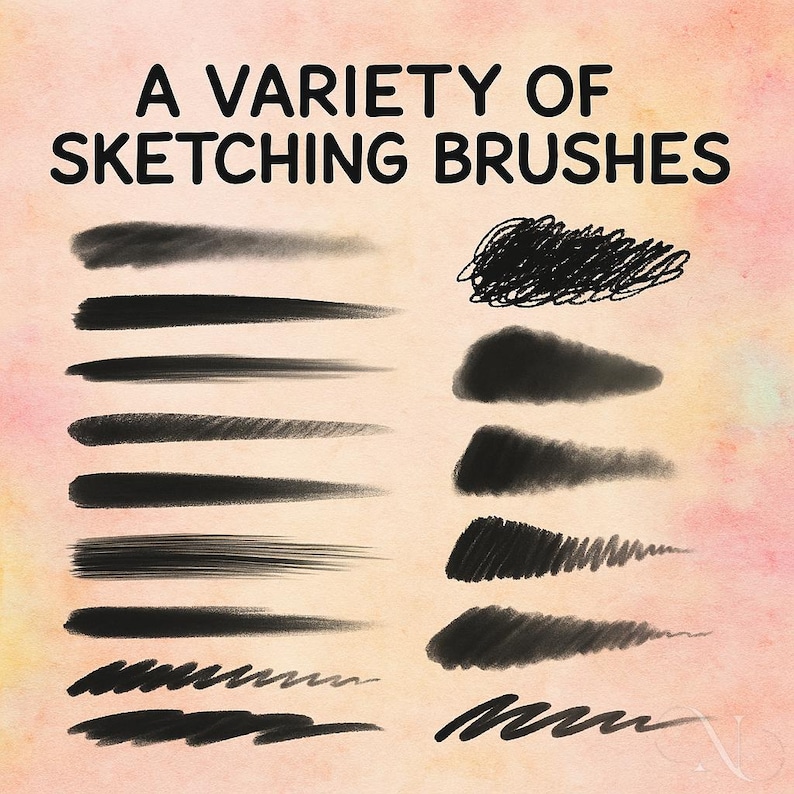 180 Graphite Pencils Brushes for Procreate – Realistic pencil, sketch, and shading brush set for artists, illustrators and digital designers image 10