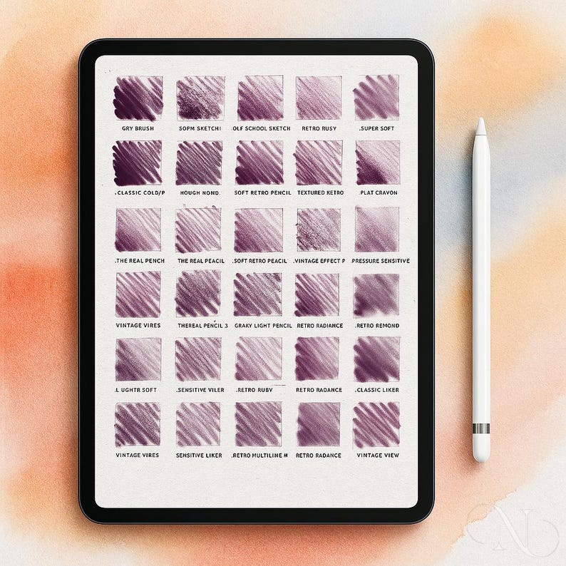 180 Graphite Pencils Brushes for Procreate – Realistic pencil, sketch, and shading brush set for artists, illustrators and digital designers image 12