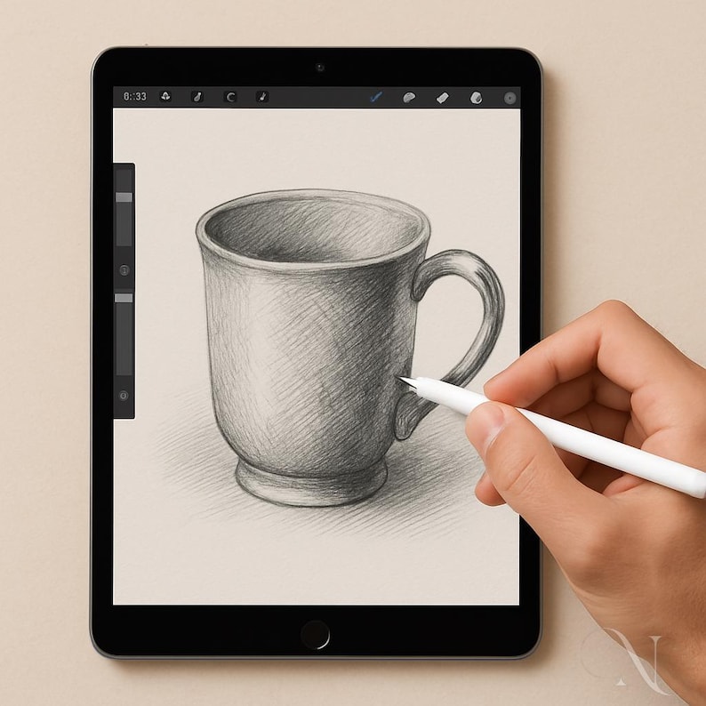 20 Graphite Pencils Brushes for Procreate – Realistic pencil, sketch, and shading brush set for artists, illustrators, and digital designers