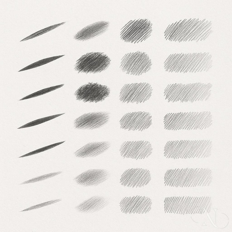 20 Graphite Pencils Brushes for Procreate – Realistic pencil, sketch, and shading brush set for artists, illustrators, and digital designers