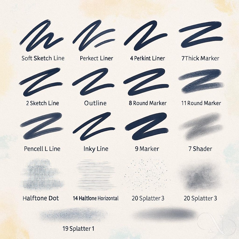 180 Graphite Pencils Brushes for Procreate – Realistic pencil, sketch, and shading brush set for artists, illustrators and digital designers image 8