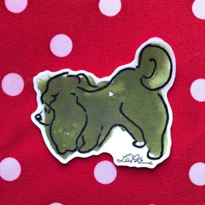 Cocker Spaniel Sticker, 3” die-cut vinyl decal, waterproof for waterbottles, tablets, and laptops, high-quality,
