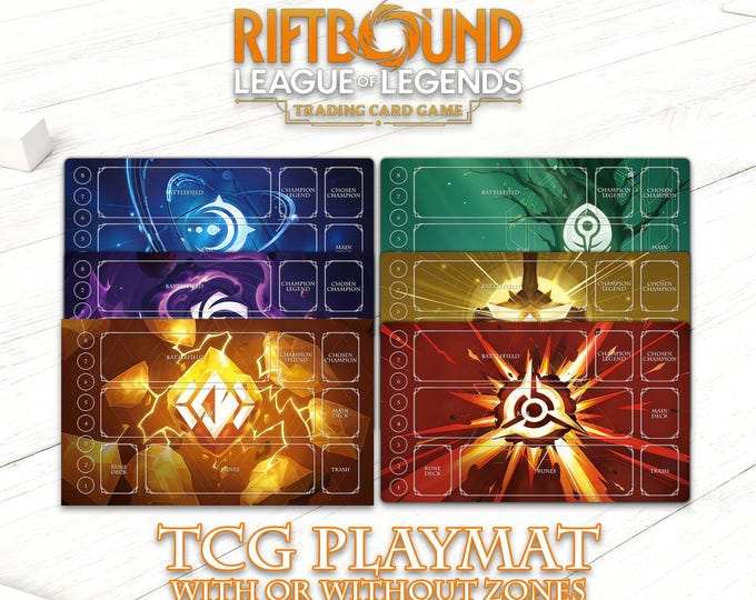 New Riftbound Rune Playmat – Order Deskmat,mousepad - Etsy