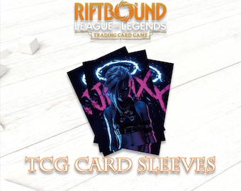 jinx card sleeves Riftbound: League of Legends TCG Art Sleeves - Standard Size - 100ct -  Origins