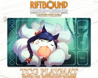 Cloth Playmat TCG - Riftbound Ahri - Cloth Playmat for Collectible