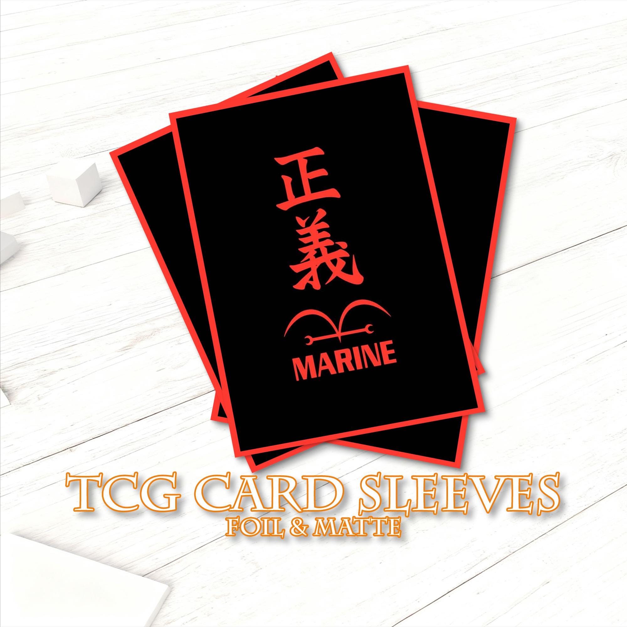One Piece Card Sleeve Marine - Etsy