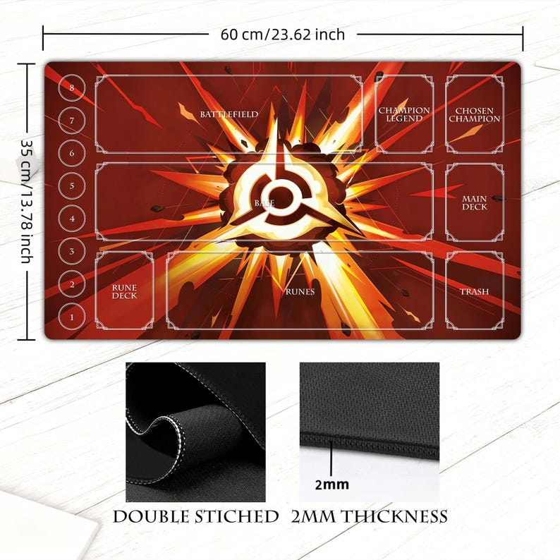 Magic Rune Mat Cap New Riftbound Rune Playmat – Order Deskmat,mousepad - Etsy