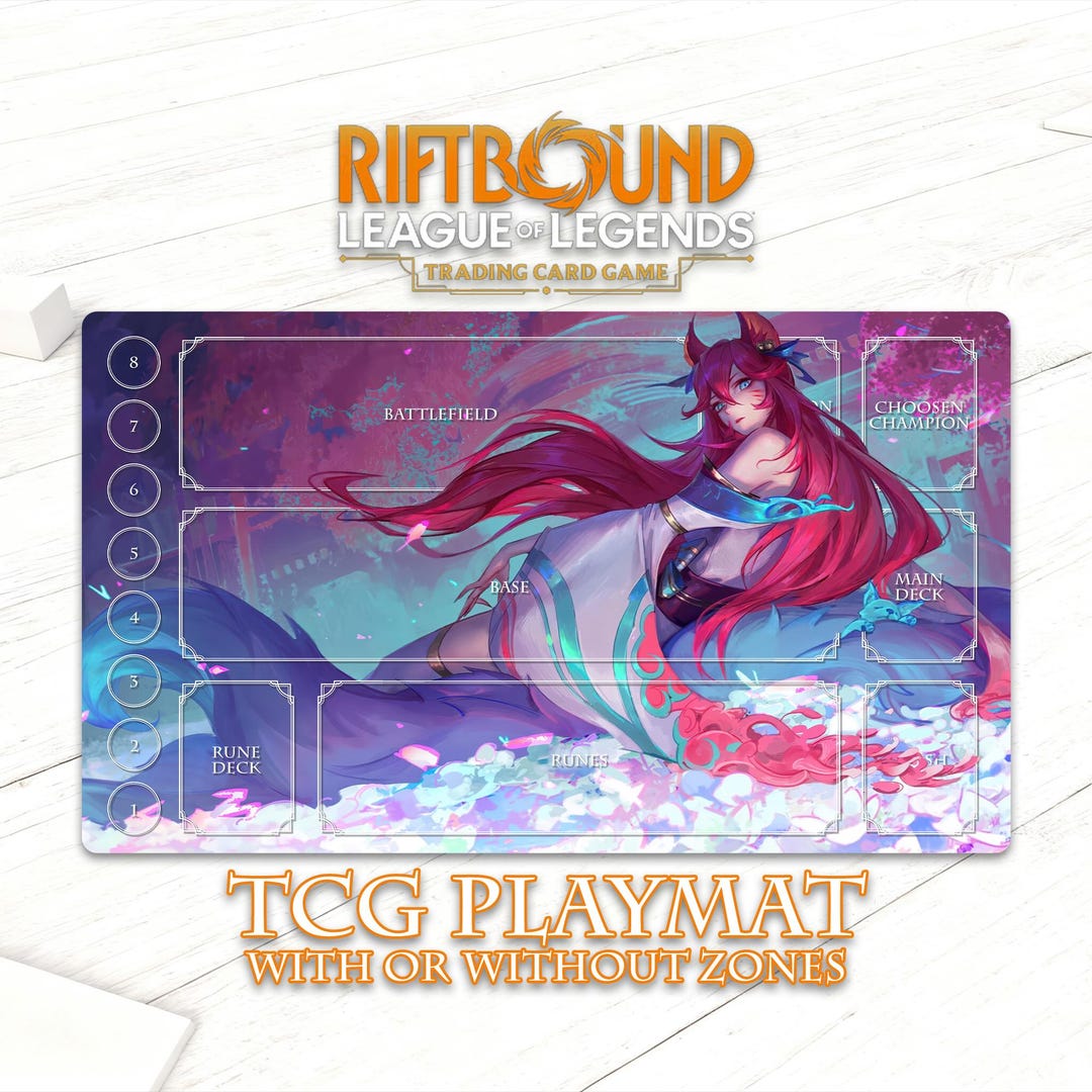 Ahri - Riftbound Playmat – League of Legend - Etsy