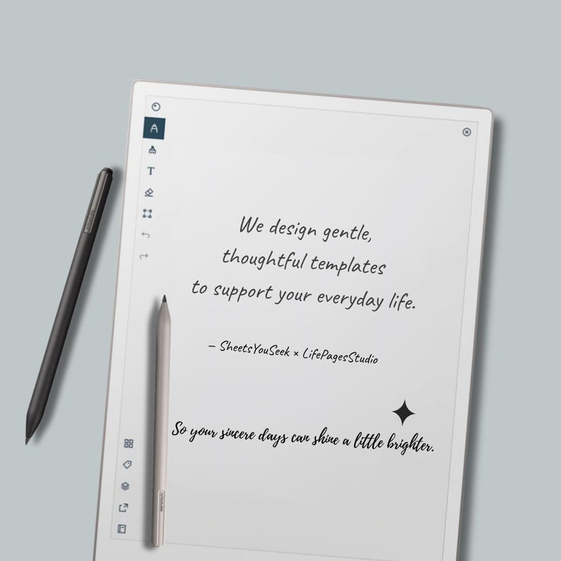 ADHD-friendly E-Ink planner page with no goals or pressure, gentle time awareness tool for adults whose days feel lost