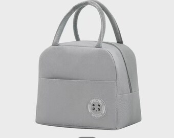Bolsa isotérmica para el almuerzo, bolsa reutilizable a prueba de fugas, ideal para el trabajo, la escuela y los viajes.