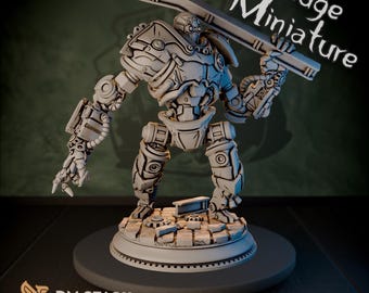 Commander Construct, Animated Tactician Mini di DM Stash / Cogs of Revolution / Dungeons and Dragons Tabletop Miniature DnD Pathfinder TTRPG
