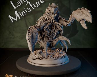 Olbrzymi Krab, Potwór Boss, Chitynowy Horror, Głębinowy Mini od DM Stash | Dungeons and Dragons, Miniatura Stołowa, DnD, Pathfinder, TTRPG