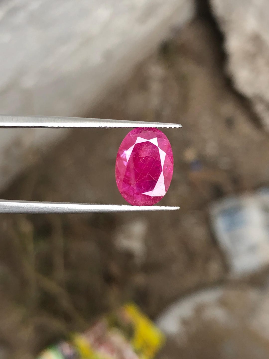 Ruby Posts With Red Pinkish Red Ruby Oval Cut 12.5 Mm Natural 4 Carat Unheated July ...