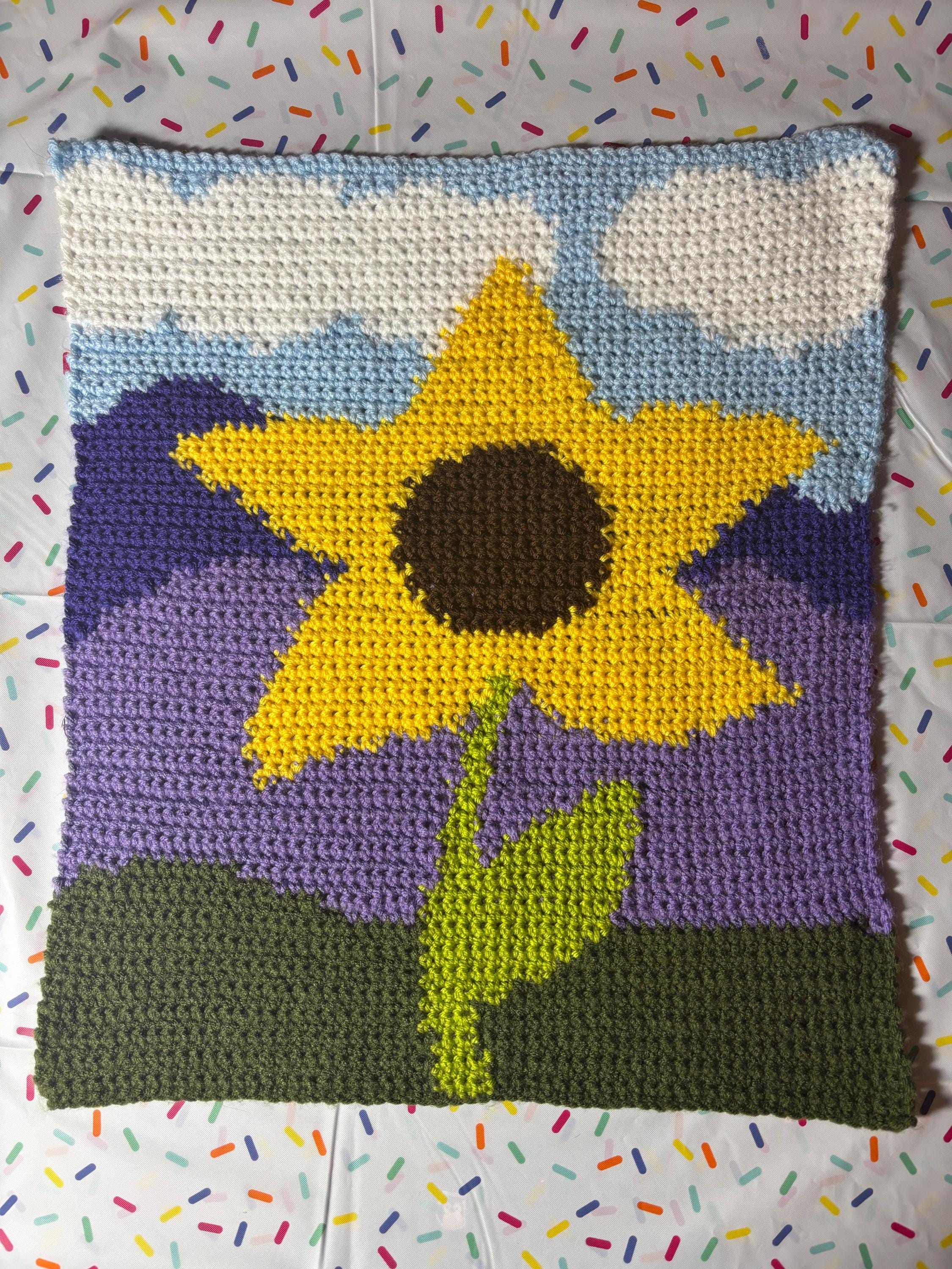 30 Tapestry Crochet Patterns: Our Favorite Wall Art, Bags, and Gifts 29 Desert Wildflower Tapestry Crochet Pattern