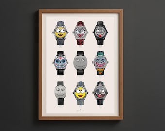 Konstantin Chaykin Watch Collection Poster – Luxury Horology Art (Digital Print)
