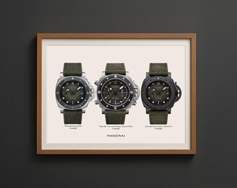 Zegarek Panerai Submersible „Marina Militare” z kolekcji Art Print (pobranie cyfrowe)