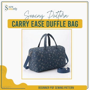 Mönster för Carry Ease Duffel Bag | Nybörjare PDF (digital nedladdning)