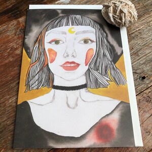 Carte de vœux MODERN WITCH