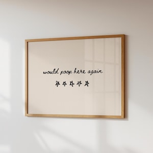 funny bathroom art