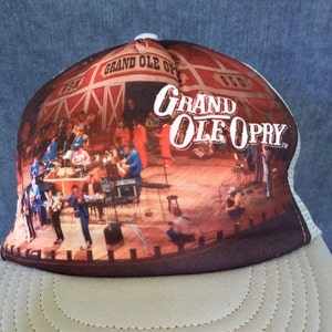 Oldtimer Grand Ole Opry 1970 Trucker Mütze! Retro-Nashville Musik SnapBack!