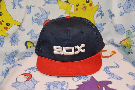 1980s white sox hat