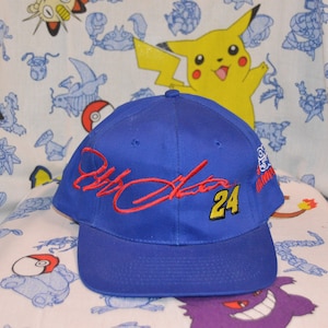 Vintage 1990's Jeff Gordon #24 "1999 Daytona 500 Winner" Hat!!! NASCAR Stock Car Racing Snapback!!!