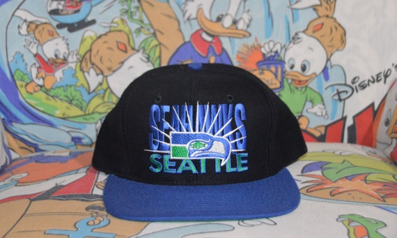 Vintage 1990's Seattle Seahawks AJD Snapback! 90s